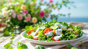 découvrez une vinaigrette légère au yaourt qui rehausse toutes vos salades d'été tout en offrant une alternative saine à la mayonnaise. laissez-vous séduire par sa fraîcheur et son goût irrésistible.