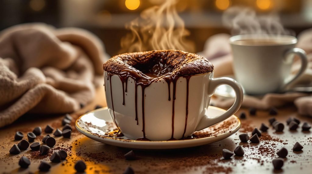 découvrez notre recette de moelleux au chocolat minute, un dessert irrésistible à préparer au micro-ondes. idéal pour vos soirées solo, ce délice chocolaté se réalise en un rien de temps et satisfera toutes vos envies sucrées.