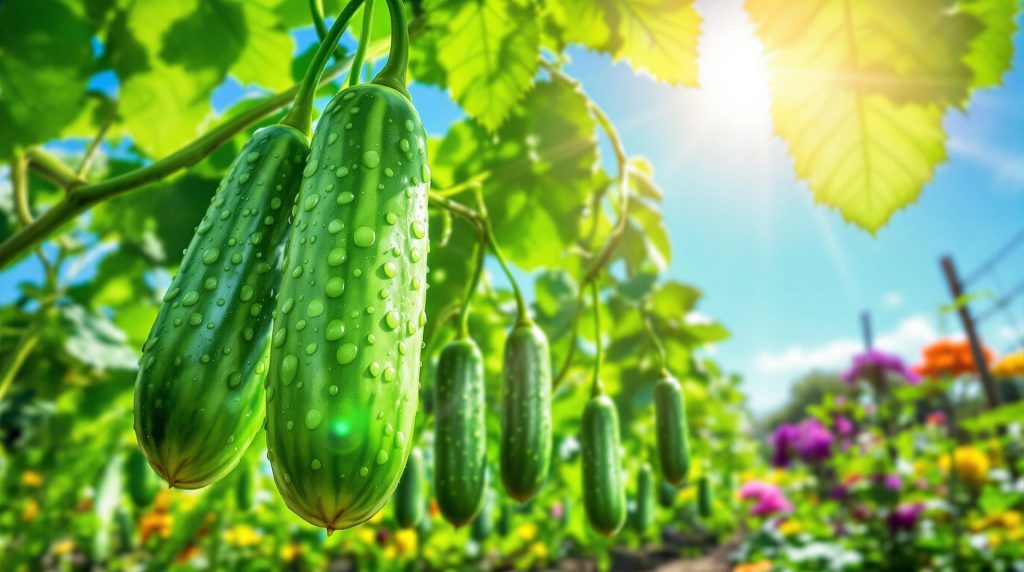 découvrez mes astuces infaillibles pour cultiver des concombres croquants, même en période de canicule. apprenez à garantir une récolte juteuse et savoureuse tout en préservant la fraîcheur de vos légumes dans votre jardin.