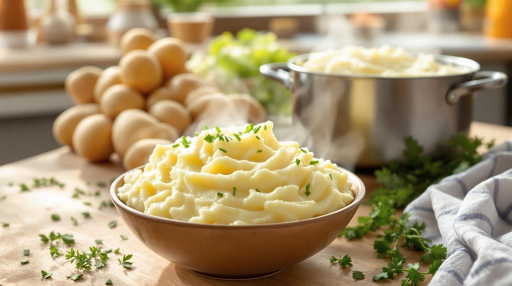 découvrez une méthode révolutionnaire pour préparer vos pommes de terre ! oubliez l'eau et apprenez à réaliser une purée incroyablement fondante grâce à cette technique simple et efficace. transformez vos plats en un véritable délice !