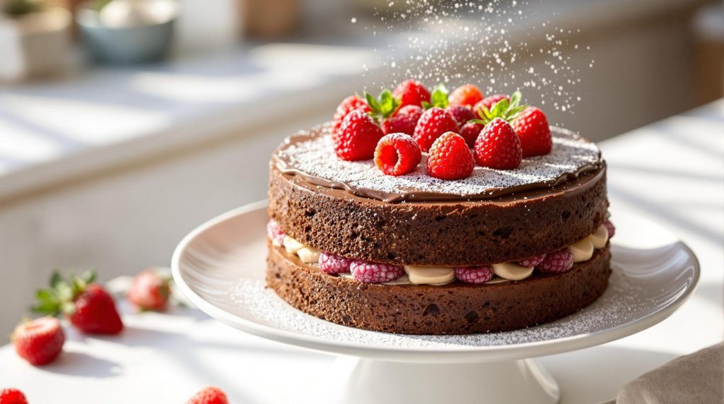 découvrez notre moelleux au chocolat au yaourt, une délicieuse douceur légère qui étonnera même les plus fervents amateurs de fondant. facile à préparer, il allie texture fondante et saveurs intenses, parfait pour satisfaire vos envies sucrées sans culpabilité!