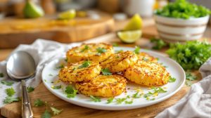 découvrez nos galettes de pommes de terre à la coriandre et citron vert : croustillantes à l’extérieur, fondantes à l’intérieur, délicieusement parfumées. parfaites en accompagnement ou à l’apéritif !