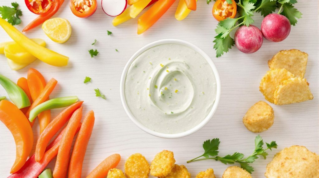 découvrez notre délicieuse mayonnaise vegan à l’avocat et citron vert, parfaite pour accompagner et tremper vos légumes croquants ou vos fritures. fraîcheur et saveurs assurées, sans œufs ni produits laitiers.