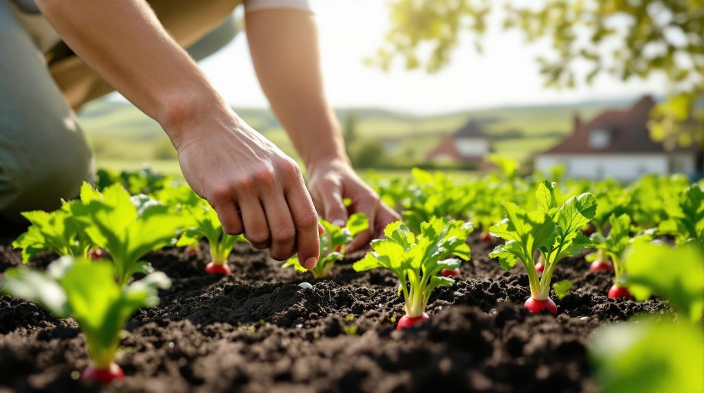 découvrez comment planter et entretenir vos radis en france : conseils pratiques, calendrier de semis, astuces pour réussir une belle récolte et prévenir les maladies courantes.