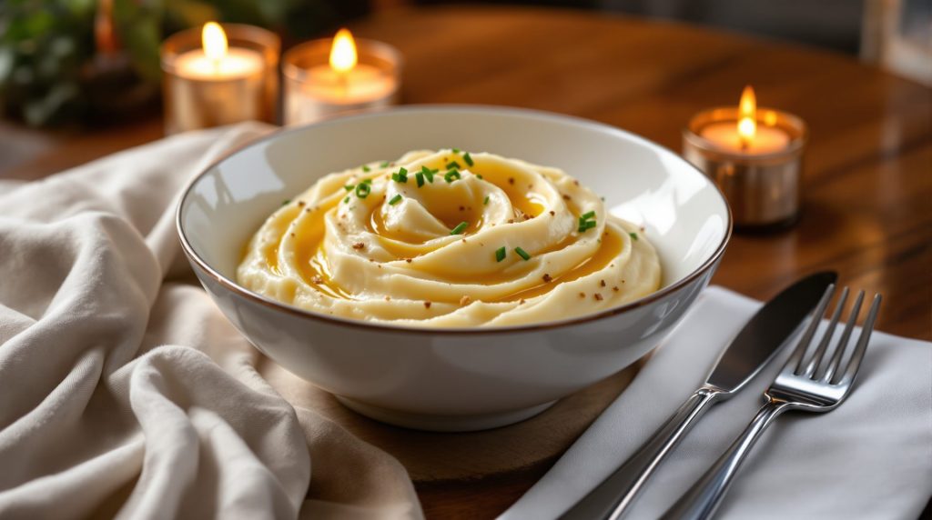 découvrez la purée de pommes de terre à la truffe, une recette raffinée qui allie onctuosité et arômes subtils pour sublimer vos grandes occasions avec une touche de luxe discret.