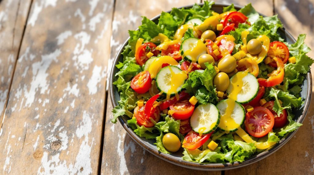 découvrez notre recette de vinaigrette au citron confit, huile d’olive et origan pour sublimer vos salades méditerranéennes avec une touche ensoleillée et aromatique. simple, fraîche et savoureuse !