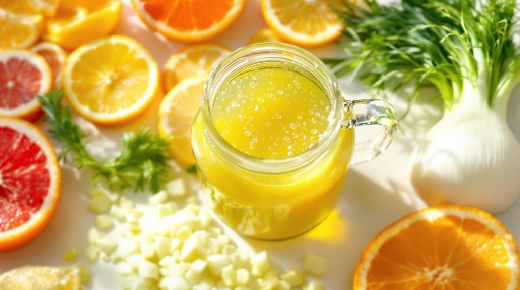 découvrez notre recette de vinaigrette aux agrumes et fenouil, idéale pour donner une touche de fraîcheur vitaminée et originale à vos salades. parfaite pour sublimer vos plats avec légèreté et saveur !