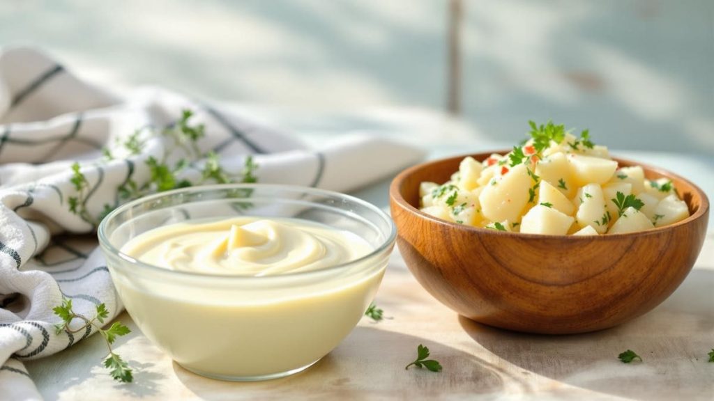 Recette sauce mayonnaise pour salade de pomme de terre