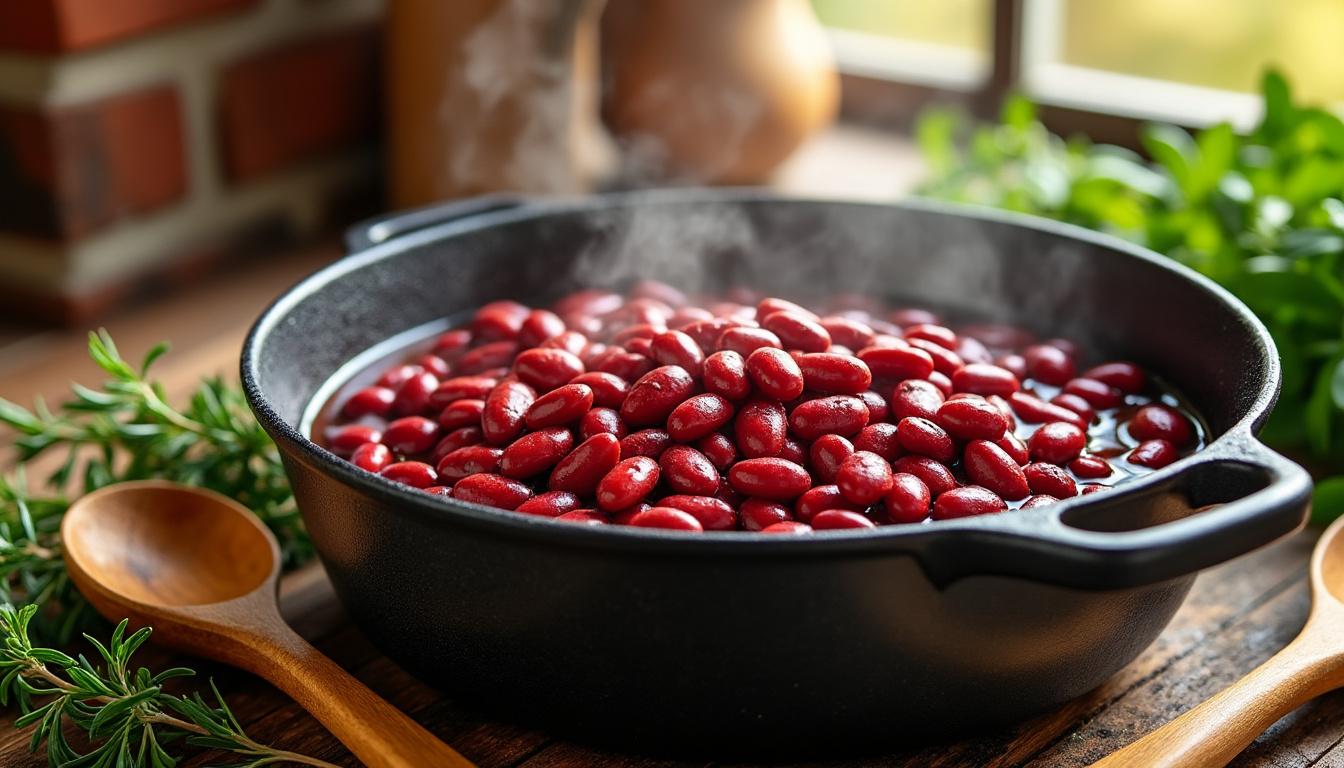 découvrez une délicieuse recette de haricots rouges savoureux, simple à préparer et parfaite pour un repas gourmand et équilibré.