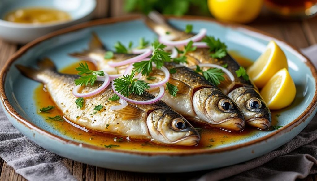 découvrez comment préparer des harengs marinés au vinaigre grâce à notre recette simple et savoureuse, idéale pour un apéritif ou un plat traditionnel plein de saveurs.