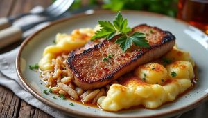découvrez le parmentier de canard à l’ancienne, un plat savoureux qui vous plonge dans les recettes traditionnelles d’autrefois. un délice rustique et réconfortant pour toute la famille.