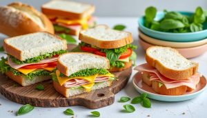 découvrez des recettes inédites de sandwichs froids, parfaites pour sublimer votre pain de mie et baguette avec des idées savoureuses et originales.