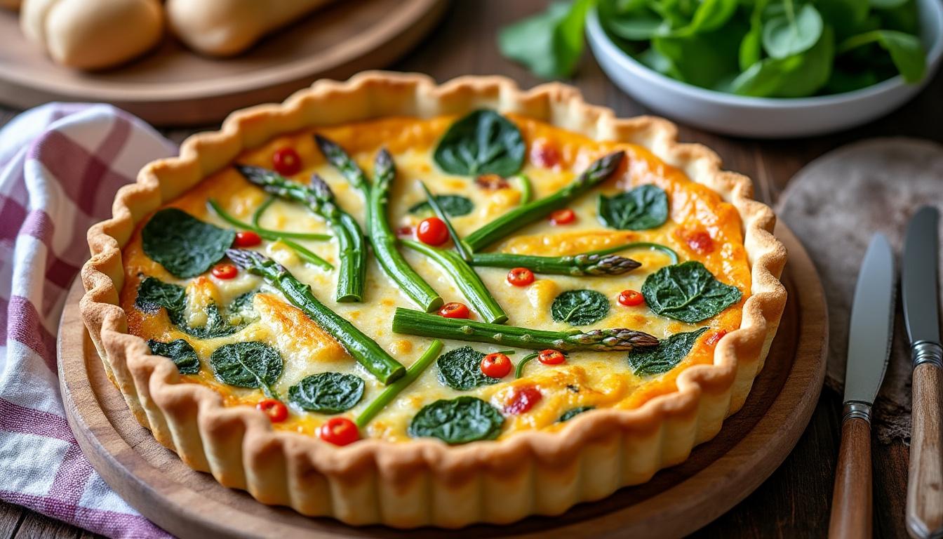 découvrez la quiche printanière, une recette simple et savoureuse de mars qui ravira toute la famille avec ses ingrédients frais et de saison.
