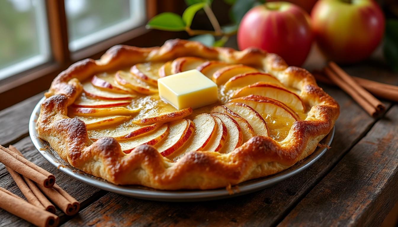 découvrez la tarte aux pommes la plus facile de la fin d’hiver, préparée avec seulement 4 ingrédients simples pour un dessert rapide et délicieux.