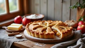 découvrez la tarte aux pommes la plus facile de la fin d’hiver, réalisée avec seulement 4 ingrédients simples pour un dessert rapide et délicieux.