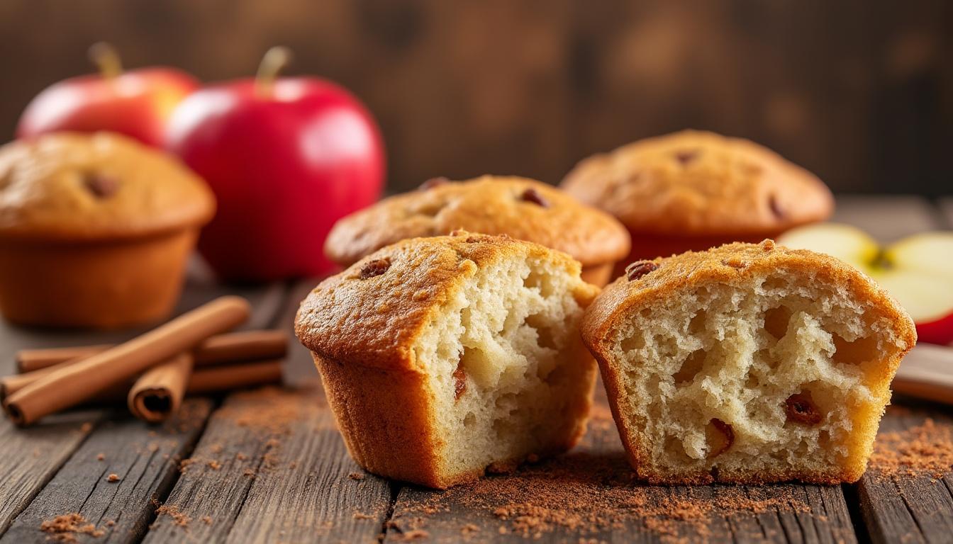 découvrez notre recette facile de muffins pommes-cannelle, un goûter réconfortant parfait pour savourer les derniers jours d'hiver en douceur.