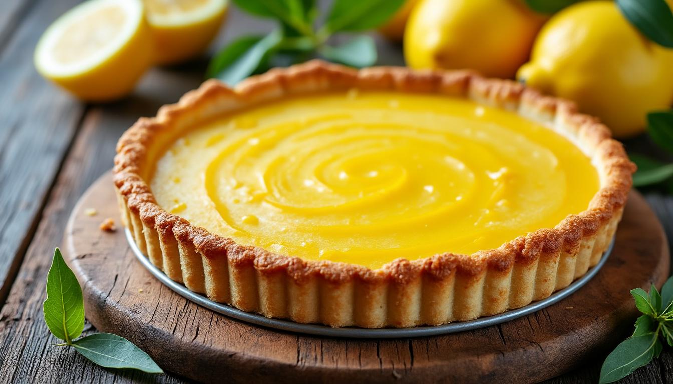 découvrez une délicieuse tarte au citron légère, sans beurre, parfaite pour se faire plaisir tout en restant gourmand. une recette simple et rafraîchissante à ne pas manquer !