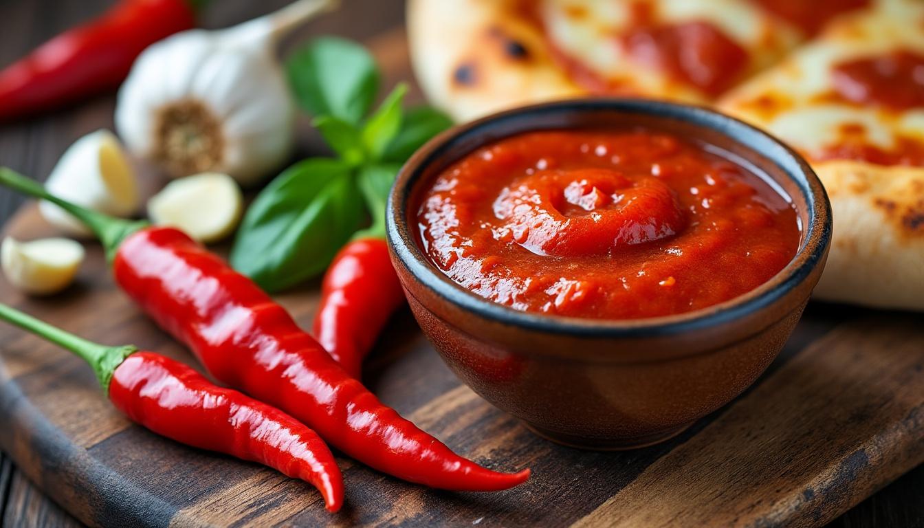 découvrez la sauce piquante idéale pour sublimer chaque part de votre pizza avec une explosion de saveurs et un équilibre parfait entre épices et douceur.