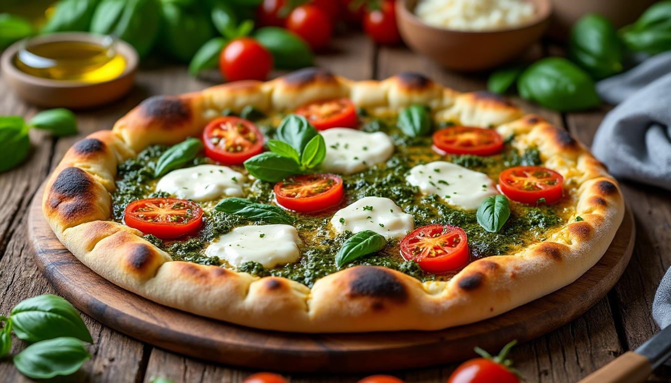 savourez une pizza sans gluten alliant gourmandise et légèreté, idéale pour une expérience culinaire saine et délicieuse.