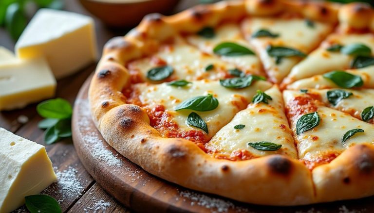 découvrez la recette authentique de la pizza 4 fromages à la base crème, un délice gourmand à savourer en toute simplicité.