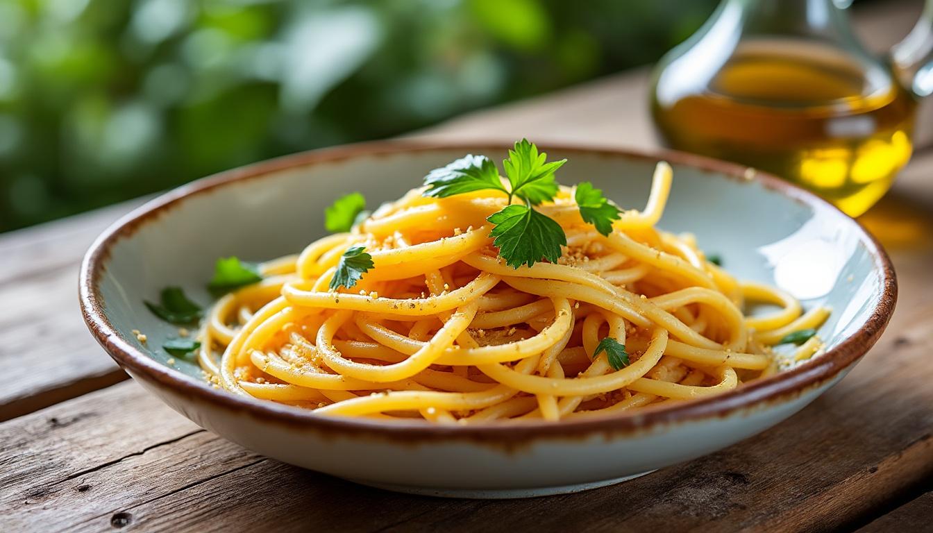 découvrez la recette authentique des spaghetti savoureux à la bottarga, un délice italien qui émerveillera vos papilles avec des saveurs uniques et raffinées.