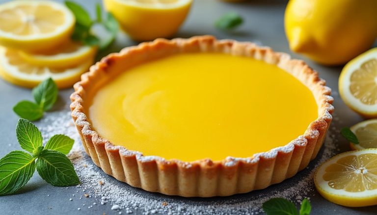 découvrez notre recette de tarte au citron légère sans beurre, une douceur acidulée allégée parfaite pour se faire plaisir sans culpabiliser.