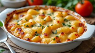 découvrez notre recette ultra gourmande de coquillettes gratinées, simple et savoureuse, idéale pour un repas réconfortant en famille.