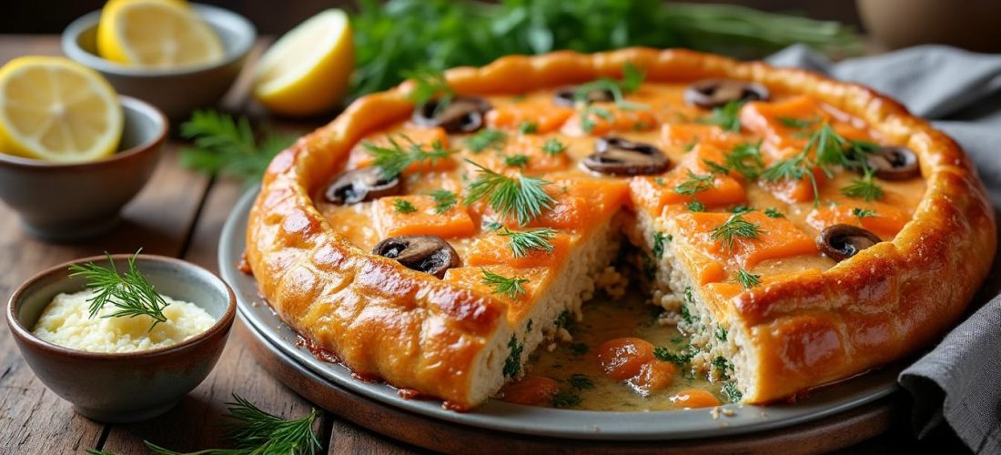 découvrez la recette traditionnelle du koulibiac, un plat russe savoureux et gourmand à cuisiner et partager en famille.