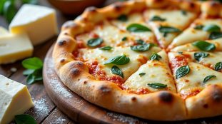 découvrez la recette authentique de la pizza 4 fromages à la base crème, un délice gourmand à savourer en toute simplicité.