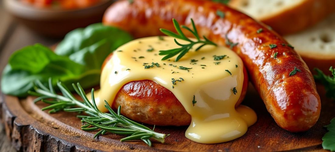 découvrez une délicieuse recette d'apéritif avec un camembert fondant accompagné de knackis savoureuses, parfaite pour régaler vos invités facilement et rapidement.