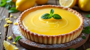 découvrez notre recette facile et légère de tarte au citron sans beurre, parfaite pour se faire plaisir sans culpabiliser. un dessert frais et gourmand à déguster sans modération !