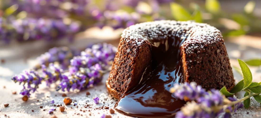 découvrez notre recette de moelleux au chocolat à la lavande : une alliance délicate entre le cacao intense et la douceur florale, parfaite pour sublimer vos moments précieux.