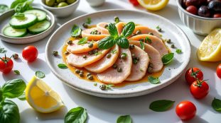 découvrez le vitello tonnato, l'accompagnement idéal pour magnifier vos plats avec une touche italienne savoureuse et raffinée.