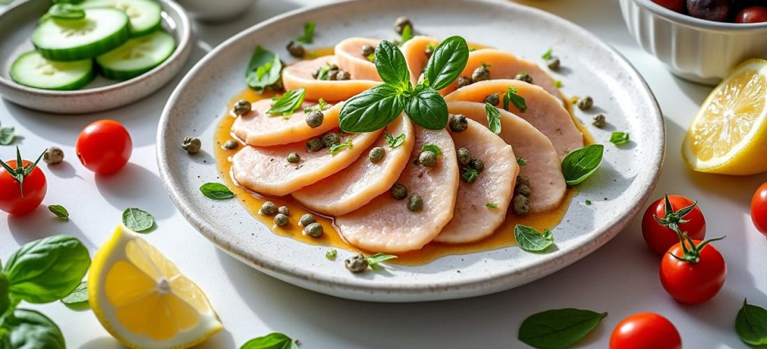 découvrez le vitello tonnato, l'accompagnement idéal pour magnifier vos plats avec une touche italienne savoureuse et raffinée.